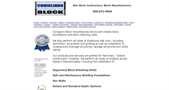 Desktop Screenshot of conigliaroblock.com